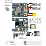 HOT Matek Mateksys F411-WTE Flight Controller STM32F411 Built-in BEC Output 2-6S ESC 90A Current Senor for Fixed Wing Drone